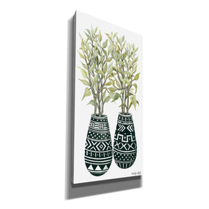 'Mud Cloth Vase I' by Cindy Jacobs, Canvas Wall Art