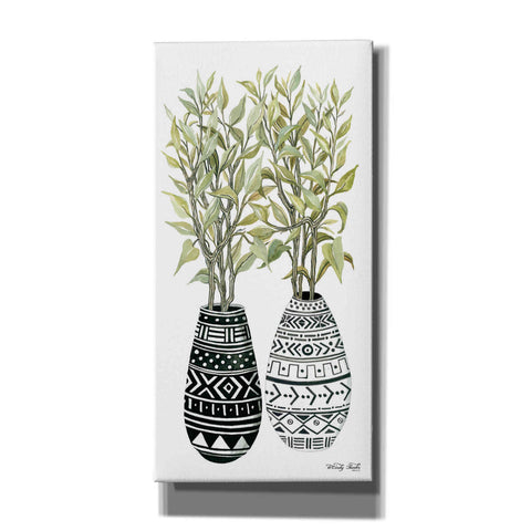 Image of 'Mud Cloth Vase III' by Cindy Jacobs, Canvas Wall Art