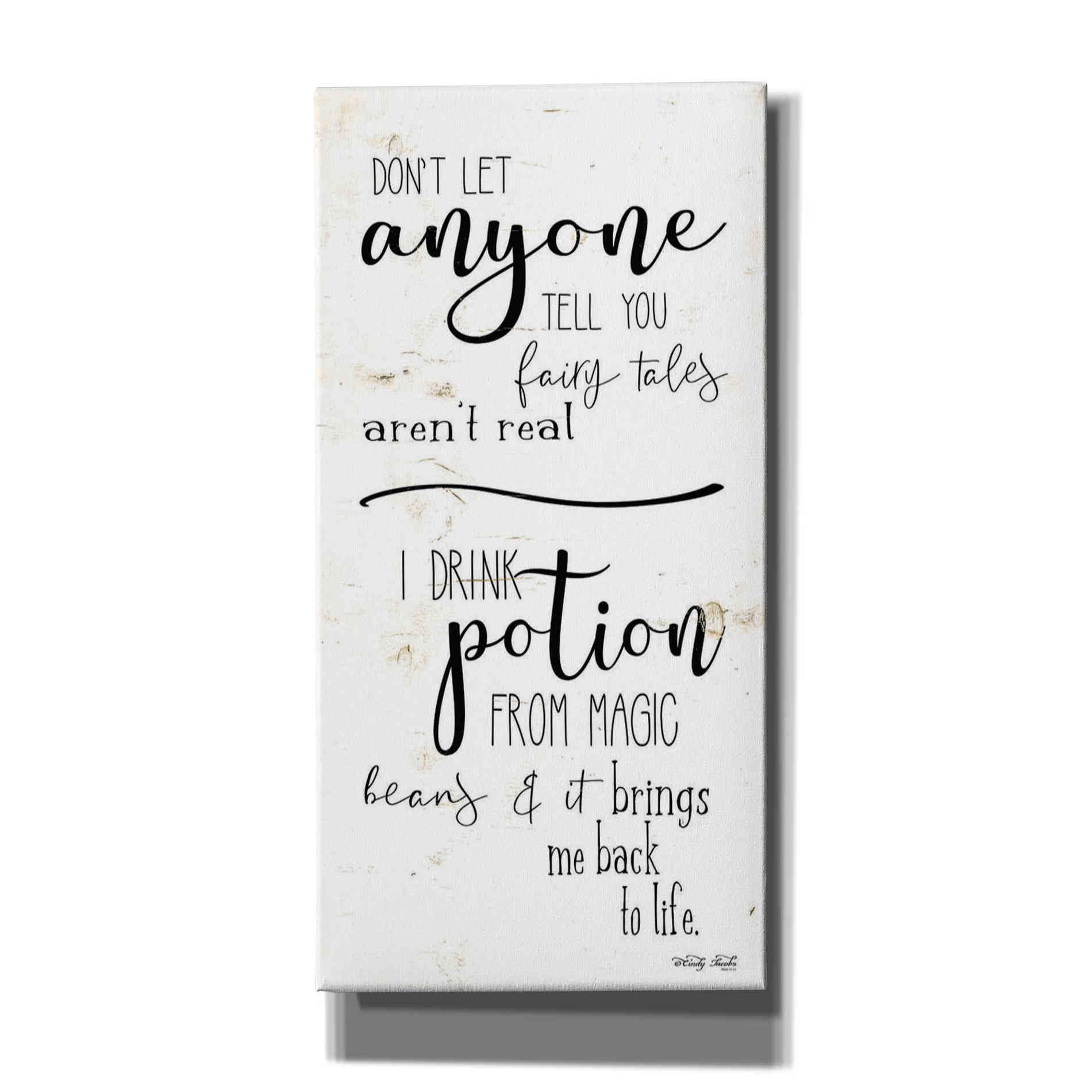 'Don't Let Anyone Tell you' by Cindy Jacobs, Canvas Wall Art
