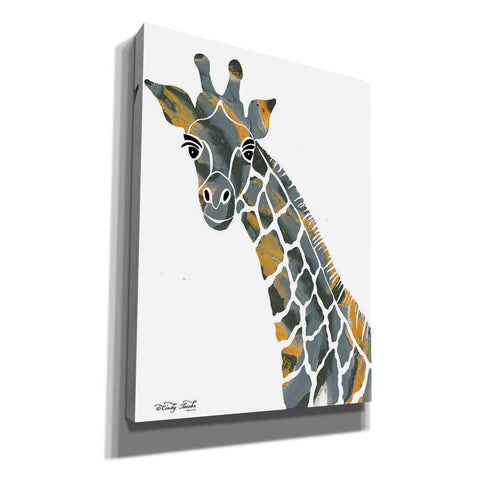 'Bright Giraffe II' by Cindy Jacobs, Canvas Wall Art