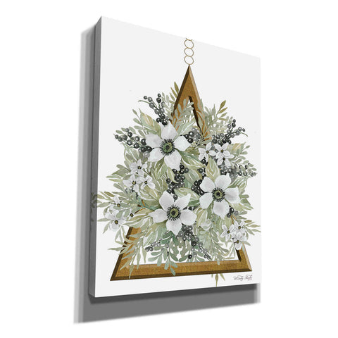 Image of 'Geometric Triangle Muted Floral I' by Cindy Jacobs, Canvas Wall Art