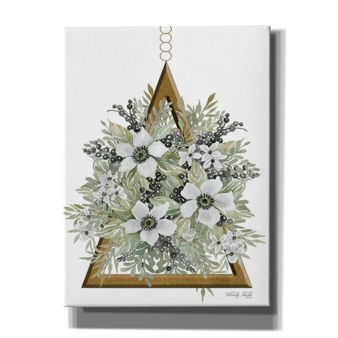 Image of 'Geometric Triangle Muted Floral I' by Cindy Jacobs, Canvas Wall Art