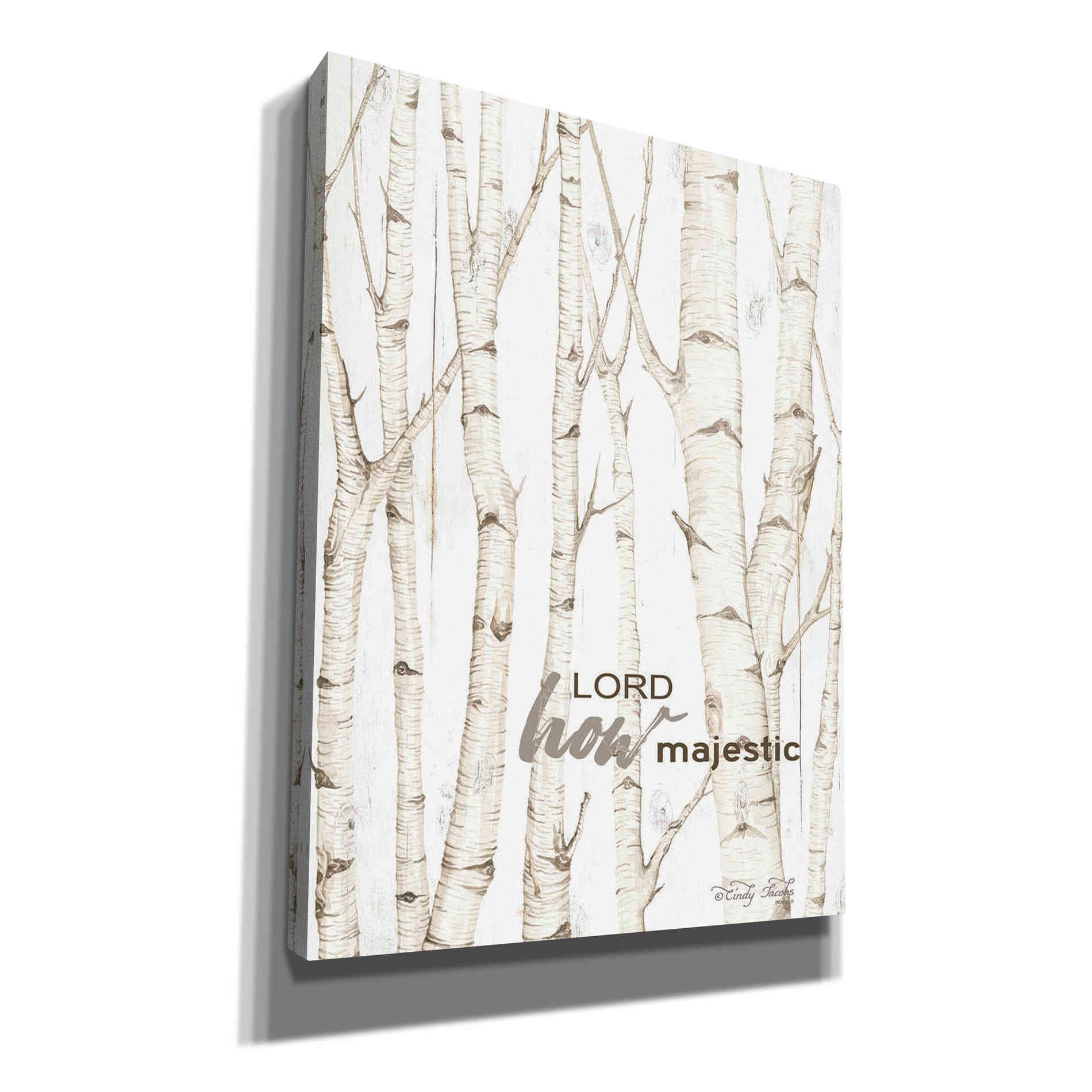 'Lord How Majestic' by Cindy Jacobs, Canvas Wall Art