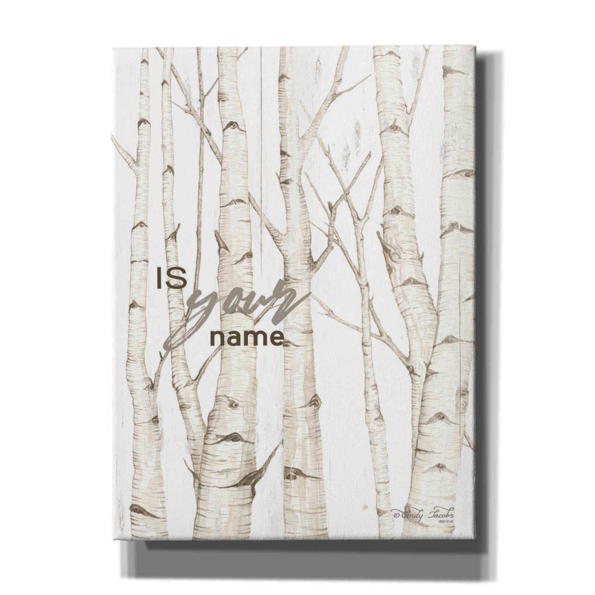 'Is Your Name' by Cindy Jacobs, Canvas Wall Art