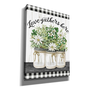 'Love Gathers Here' by Cindy Jacobs, Canvas Wall Art
