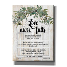 'Berry Swag Love Never Fails' by Cindy Jacobs, Canvas Wall Art