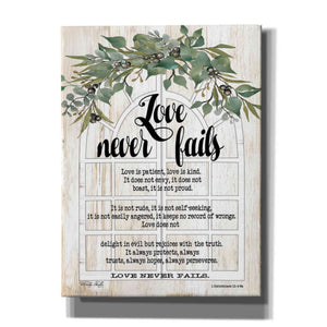 'Berry Swag Love Never Fails' by Cindy Jacobs, Canvas Wall Art