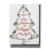 'Merry Christmas Wishes Tree' by Cindy Jacobs, Canvas Wall Art