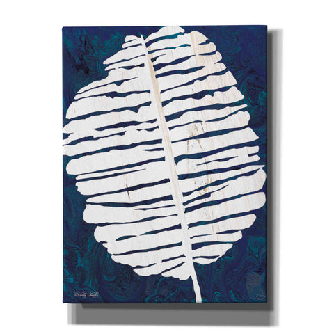 Image of 'Navy Banana Leaf' by Cindy Jacobs, Canvas Wall Art