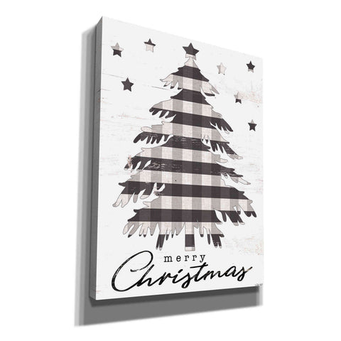 Image of 'Merry Christmas Tree and Stars' by Cindy Jacobs, Canvas Wall Art