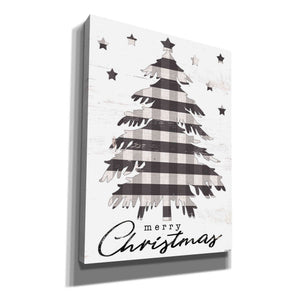 'Merry Christmas Tree and Stars' by Cindy Jacobs, Canvas Wall Art
