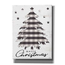 'Merry Christmas Tree and Stars' by Cindy Jacobs, Canvas Wall Art
