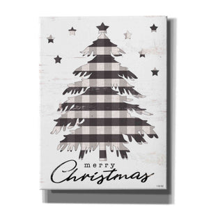 'Merry Christmas Tree and Stars' by Cindy Jacobs, Canvas Wall Art