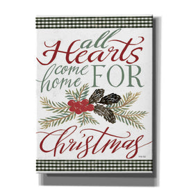 'Pinecone All Hearts' by Cindy Jacobs, Canvas Wall Art