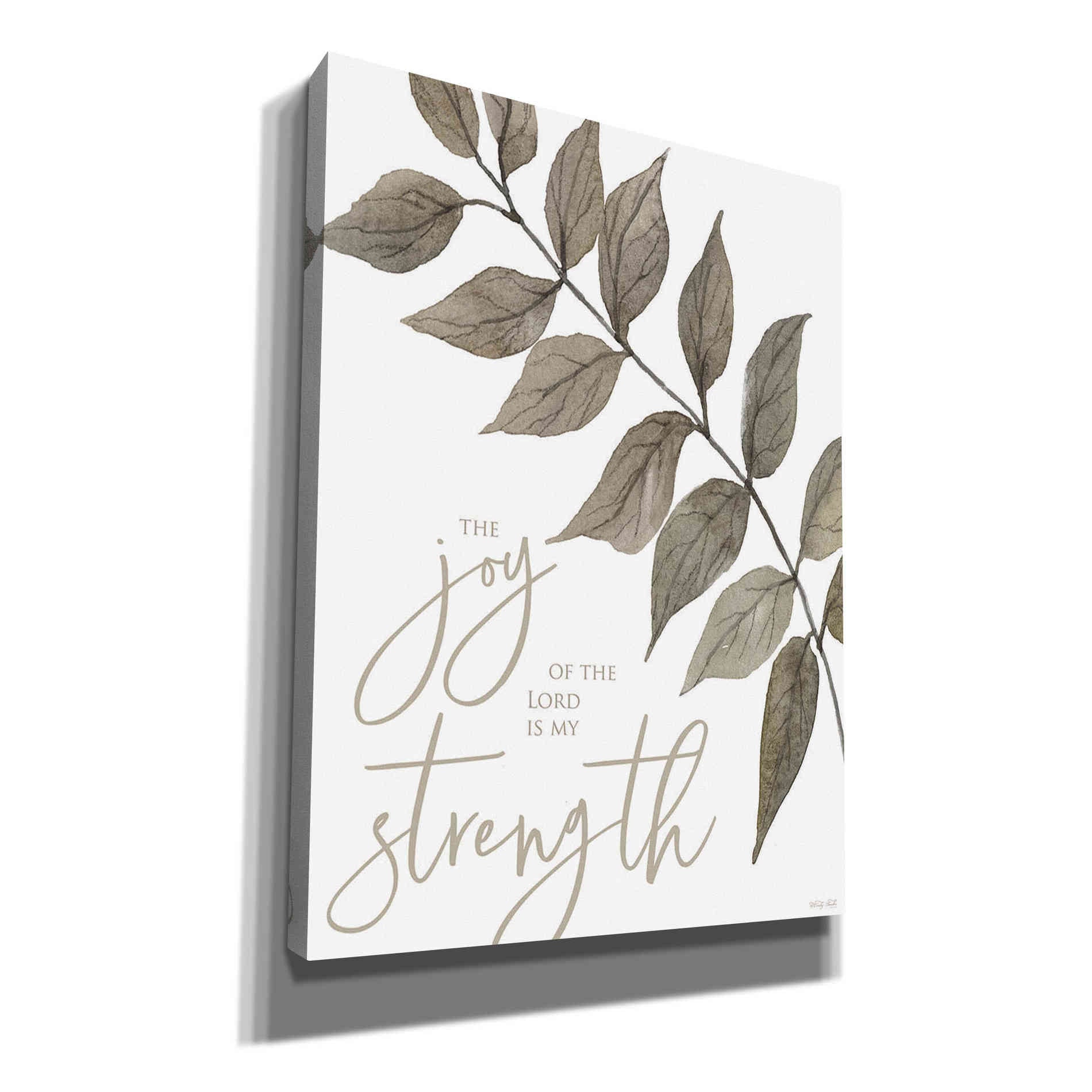'The Lord is My Strength' by Cindy Jacobs, Canvas Wall Art