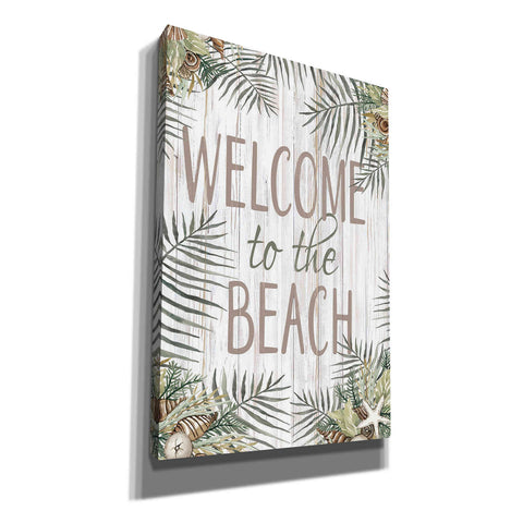 Image of 'Welcome to the Beach' by Cindy Jacobs, Canvas Wall Art