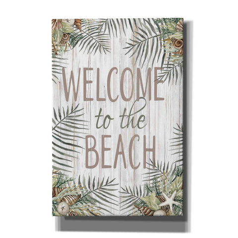 Image of 'Welcome to the Beach' by Cindy Jacobs, Canvas Wall Art