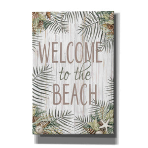 'Welcome to the Beach' by Cindy Jacobs, Canvas Wall Art