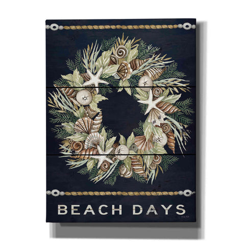 Image of 'Beach Days Shell' by Cindy Jacobs, Canvas Wall Art