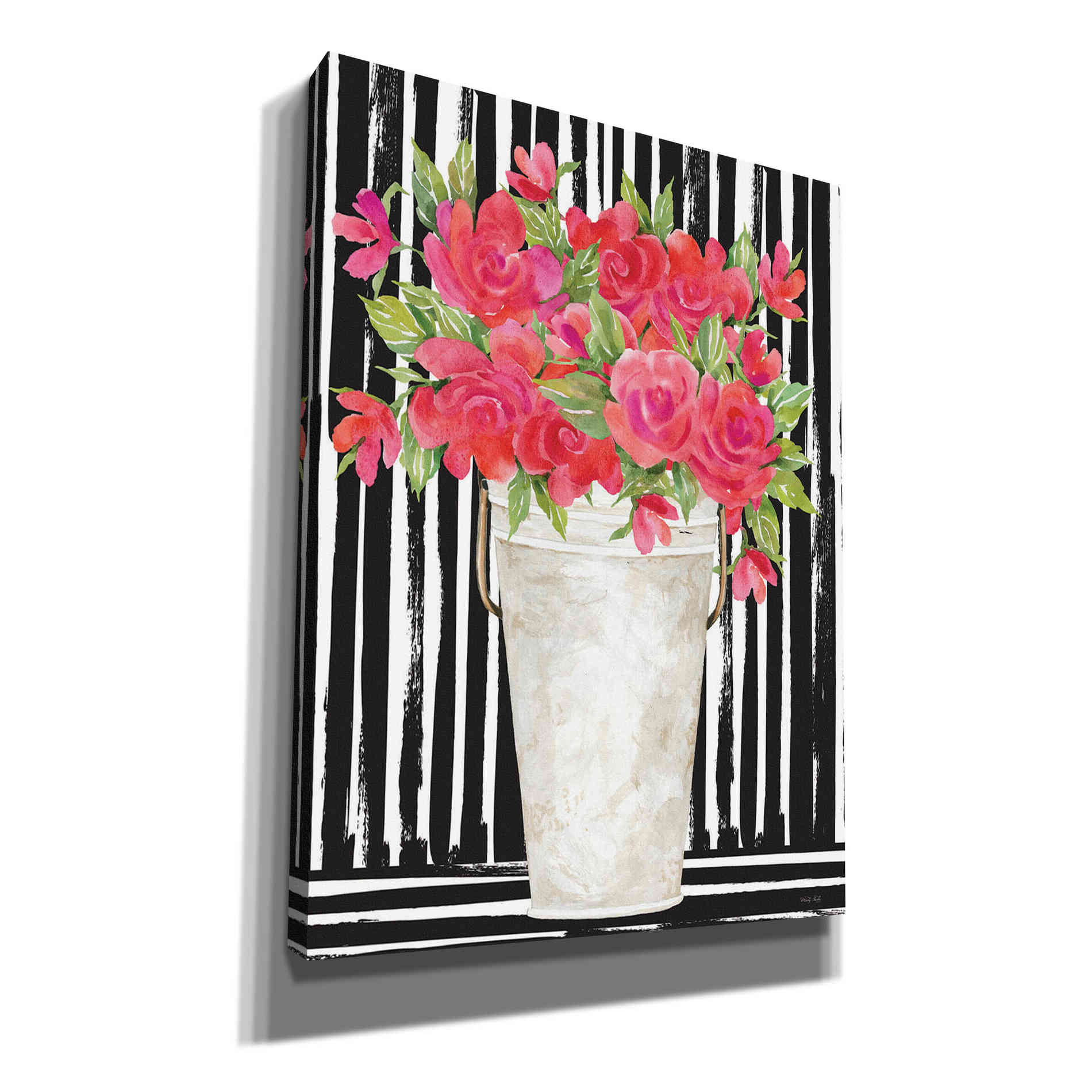 'Fuchsias I' by Cindy Jacobs, Canvas Wall Art