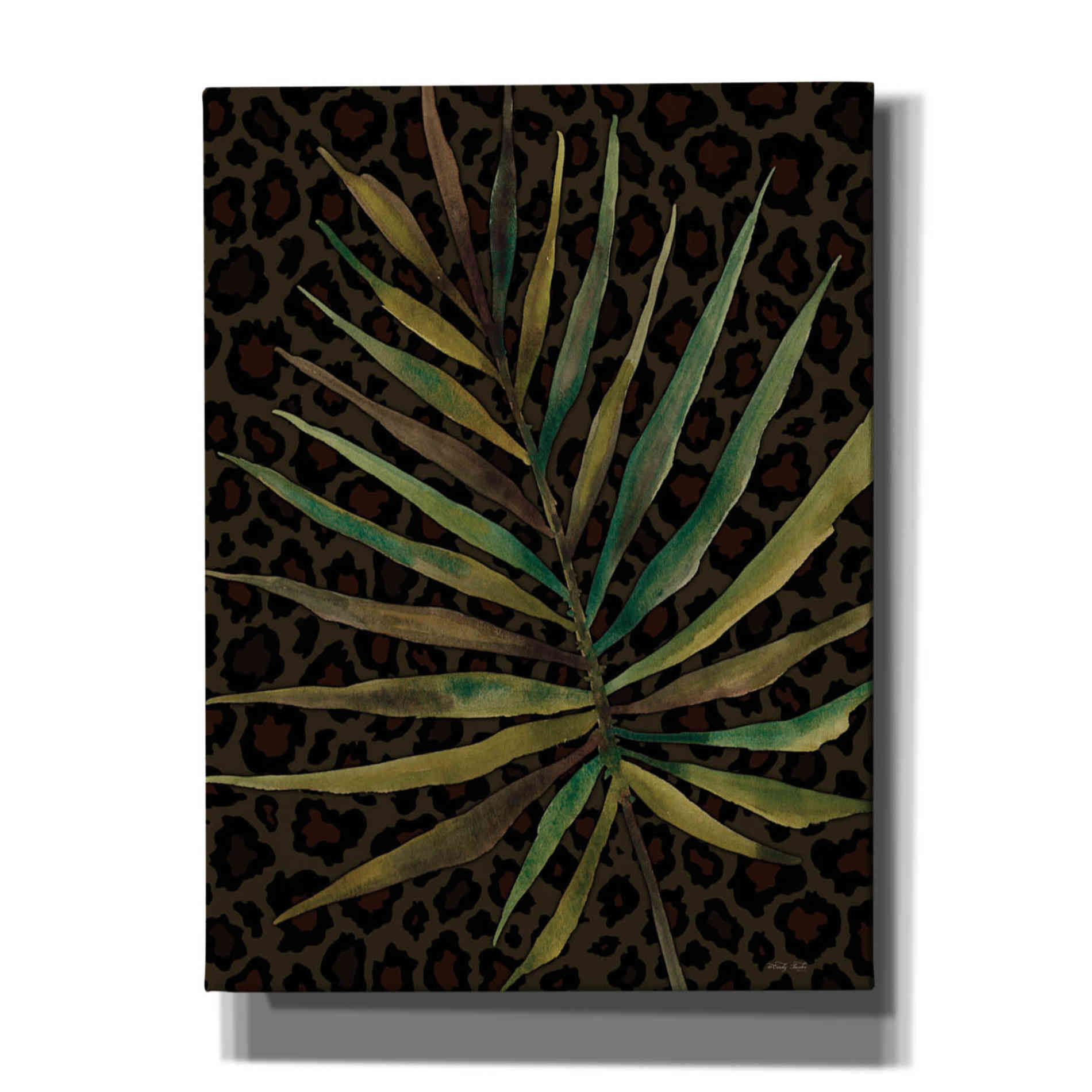 'Areca Leaf' by Cindy Jacobs, Canvas Wall Art