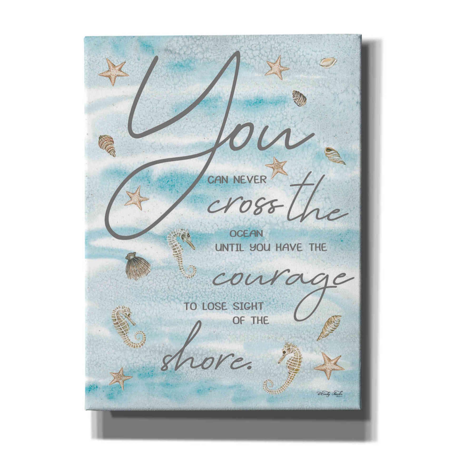 'You Can Never...' by Cindy Jacobs, Canvas Wall Art