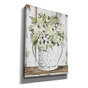'White Floral Dreams' by Cindy Jacobs, Canvas Wall Art