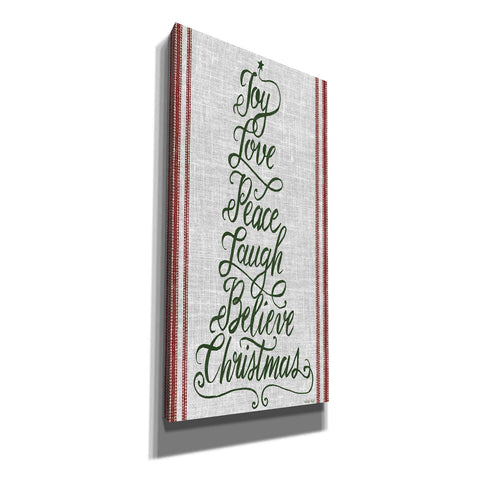 Image of 'Christmas Word Tree II' by Cindy Jacobs, Canvas Wall Art