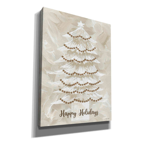 Image of 'Winter Whisper Happy Holidays Tree' by Cindy Jacobs, Canvas Wall Art