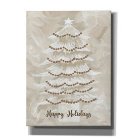 'Winter Whisper Happy Holidays Tree' by Cindy Jacobs, Canvas Wall Art