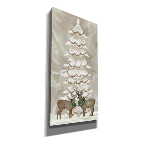 Image of 'Winter Whisper Christmas Deer' by Cindy Jacobs, Canvas Wall Art
