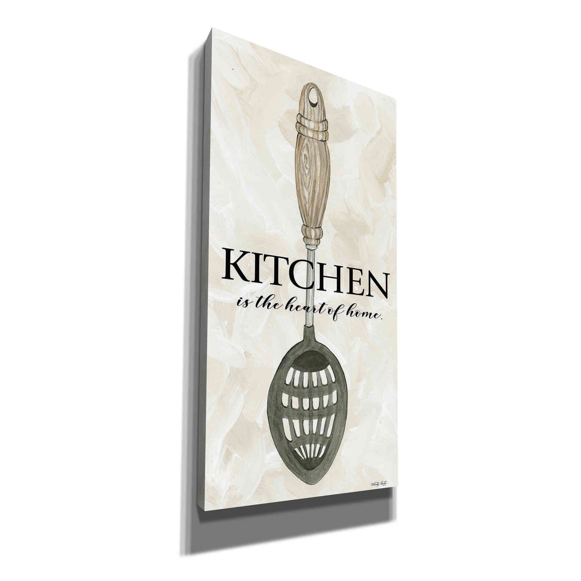 'Kitchen is the Heart of the Home' by Cindy Jacobs, Canvas Wall Art