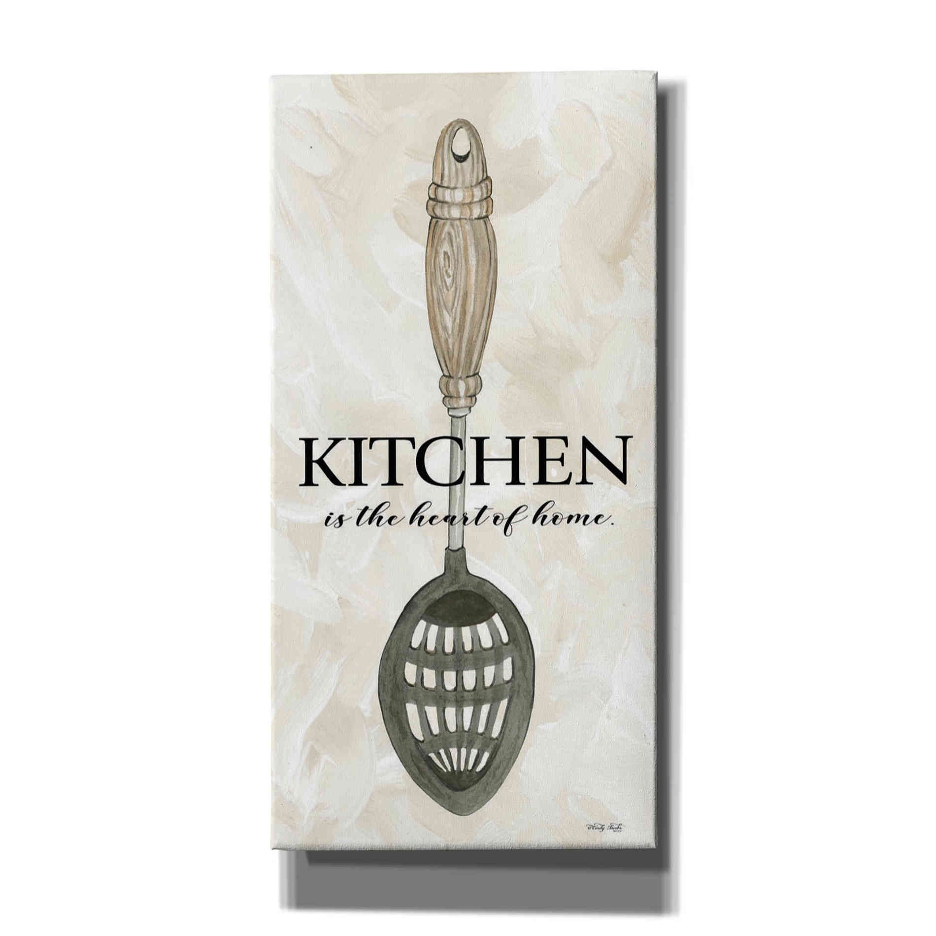 'Kitchen is the Heart of the Home' by Cindy Jacobs, Canvas Wall Art