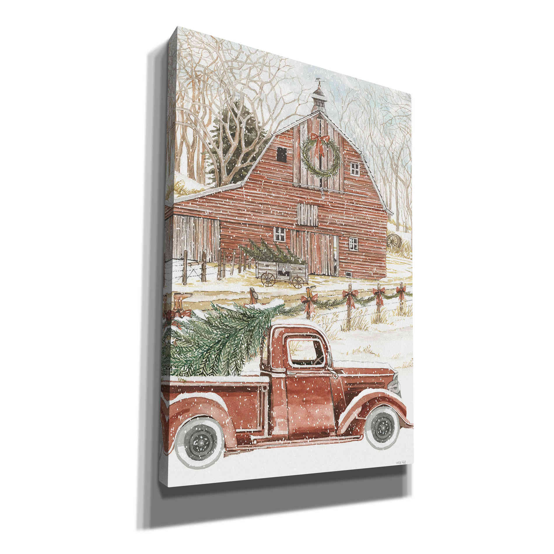 'Christmas Trees for the Holidays' by Cindy Jacobs, Canvas Wall Art