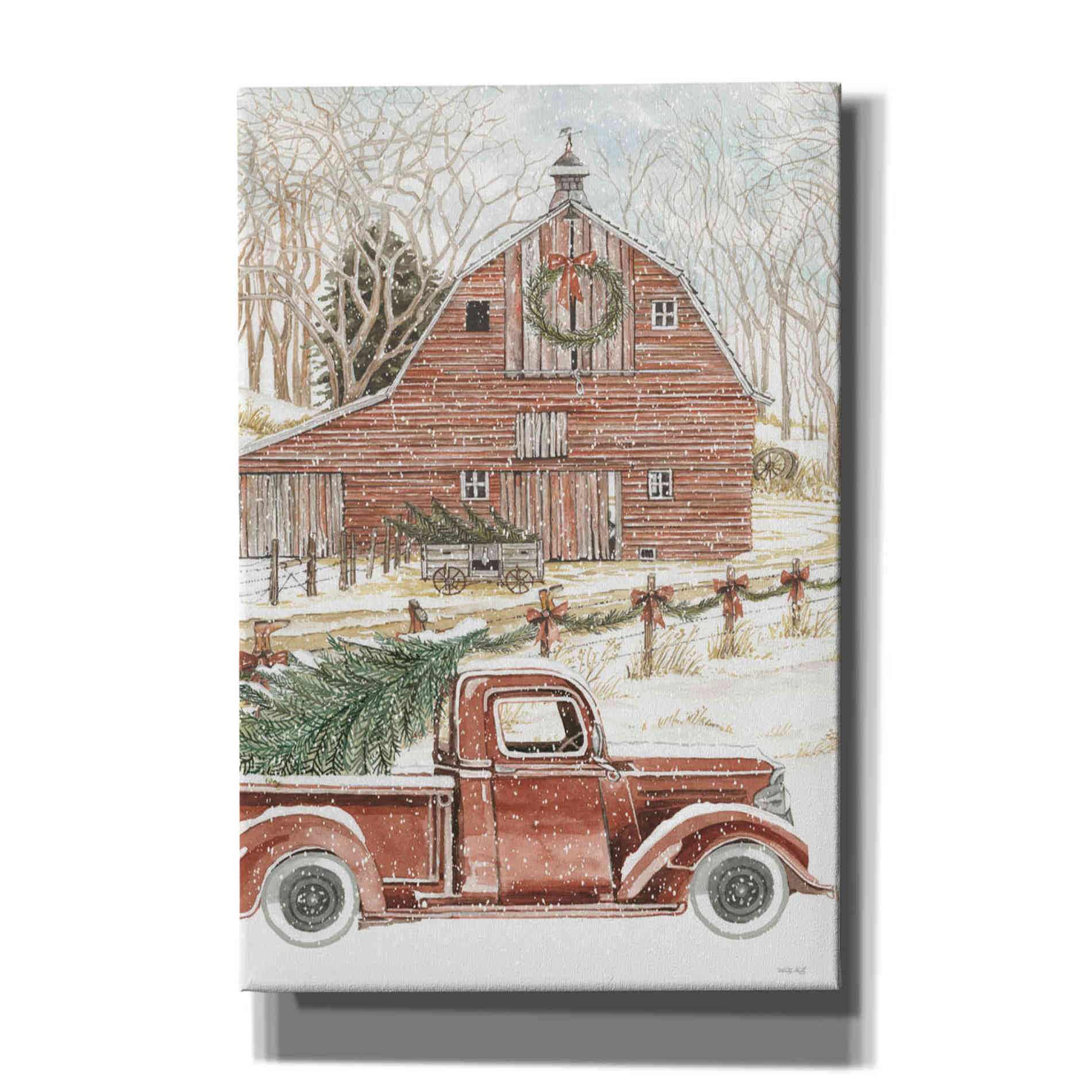 'Christmas Trees for the Holidays' by Cindy Jacobs, Canvas Wall Art