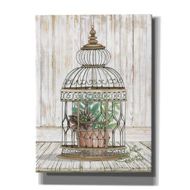 'Caged Beauty I' by Cindy Jacobs, Canvas Wall Art