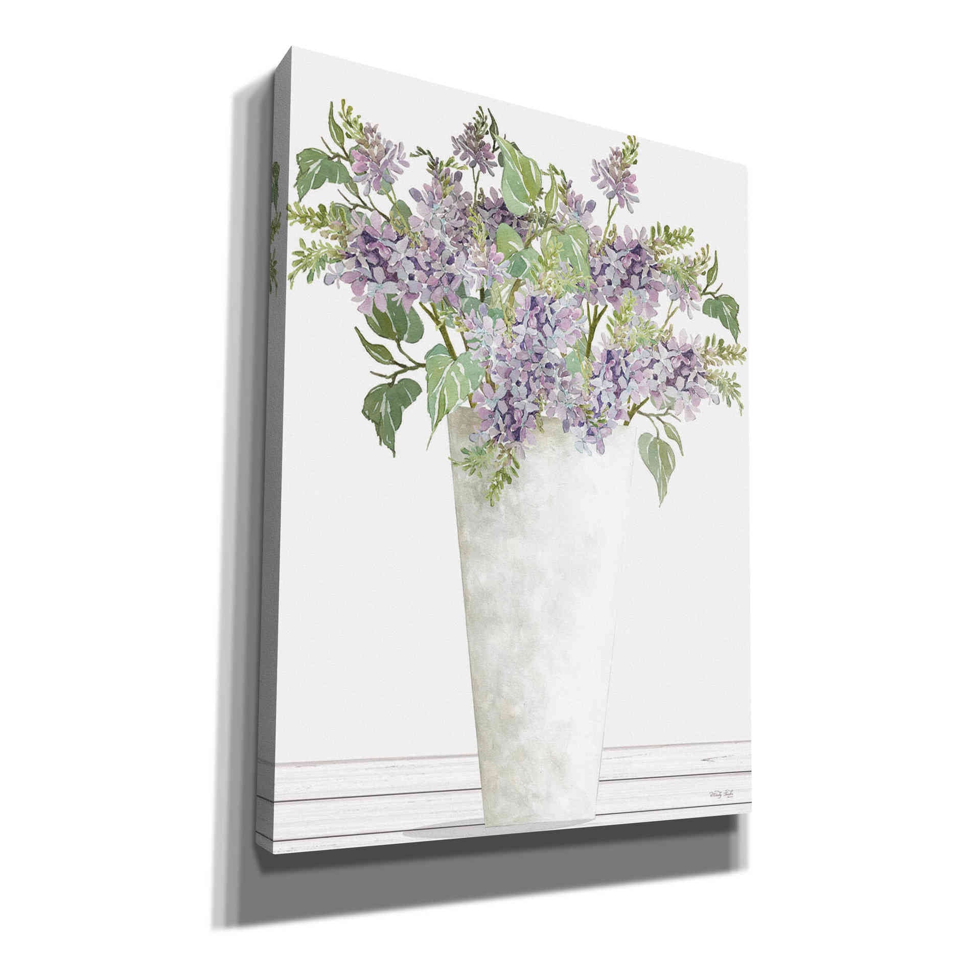 'Lilacs I' by Cindy Jacobs, Canvas Wall Art