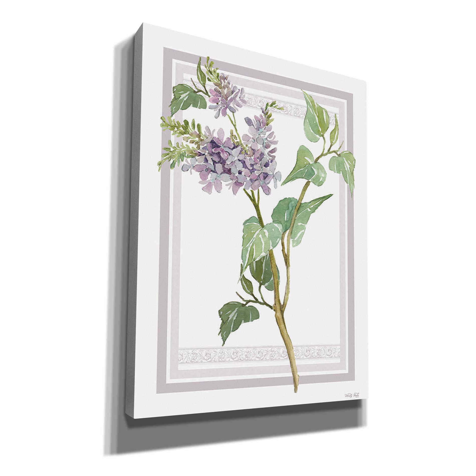 'Lilacs V' by Cindy Jacobs, Canvas Wall Art