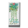'Love Grows Hanging Plant' by Cindy Jacobs, Canvas Wall Art