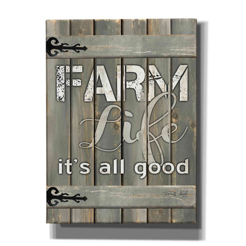Image of 'Farm Life It's All Good' by Cindy Jacobs, Canvas Wall Art