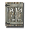 'Farm Life It's All Good' by Cindy Jacobs, Canvas Wall Art