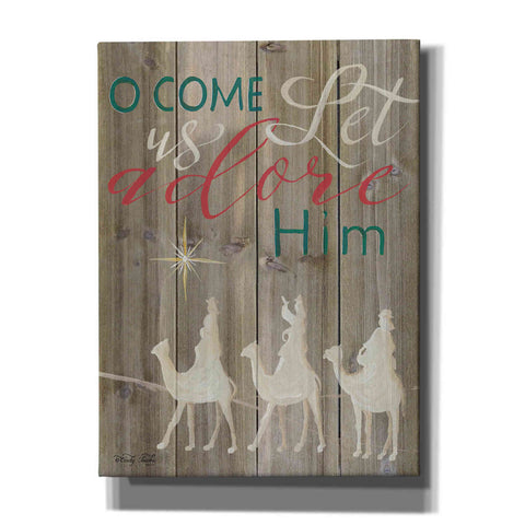 Image of 'O Come Let Us Adore Him' by Cindy Jacobs, Canvas Wall Art