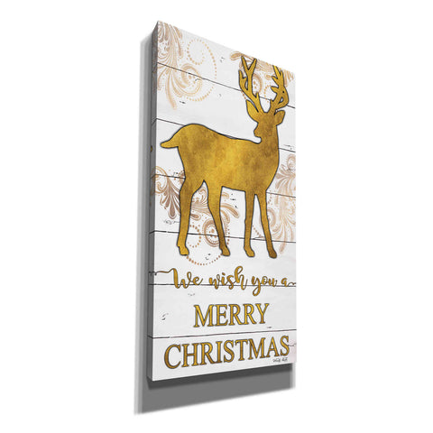 Image of 'Reindeer Merry Christmas' by Cindy Jacobs, Canvas Wall Art