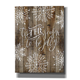 'Tis the Season Snowflakes' by Cindy Jacobs, Canvas Wall Art