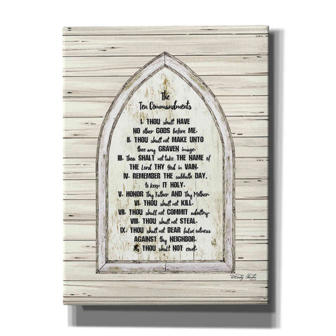 Image of 'Ten Commandments' by Cindy Jacobs, Canvas Wall Art