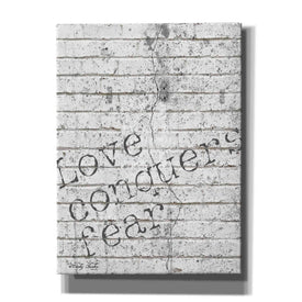 'Love Conquers Fear' by Cindy Jacobs, Canvas Wall Art