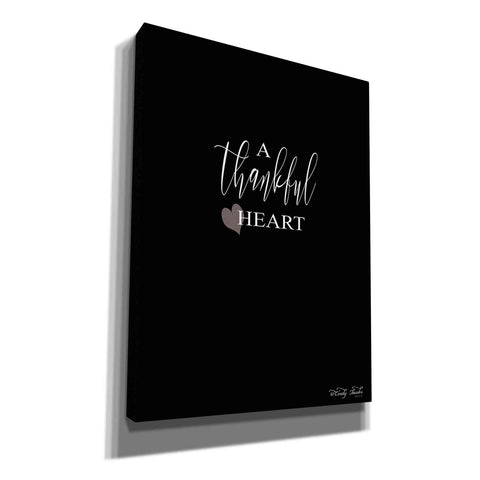 Image of 'A Thankful Heart Sign' by Cindy Jacobs, Canvas Wall Art