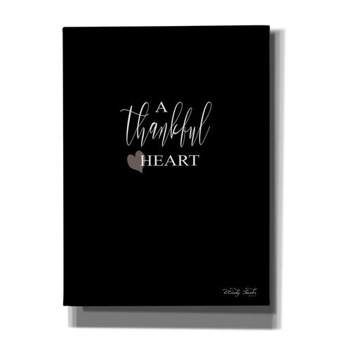 Image of 'A Thankful Heart Sign' by Cindy Jacobs, Canvas Wall Art