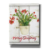 'Merry Christmas Cactus' by Cindy Jacobs, Canvas Wall Art