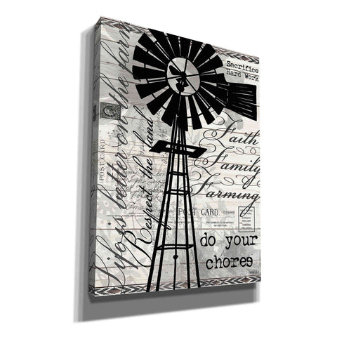 Image of 'Do Your Chores Windmill' by Cindy Jacobs, Canvas Wall Art